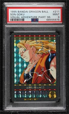 1995 Bandai Visual Adventure Dragon Ball Z Part EX - [Base] #211 - Goku, Super Saiyan 3 [PSA 9 MINT]