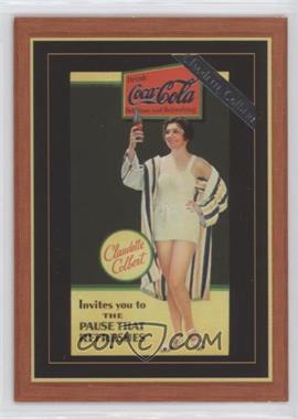 1995 Collect-A-Card The Coca-Cola Collection Series 4 - Hollywood Celebrities Foil #H-4 - Claudette Colbert