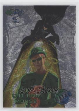 1995 Fleer Metal Batman Forever - [Base] - Silver Flasher #21 - Cat and Mouse