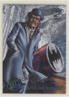 1995 Fleer Metal Batman Forever - [Base] - Silver Flasher #3 - Breakdown