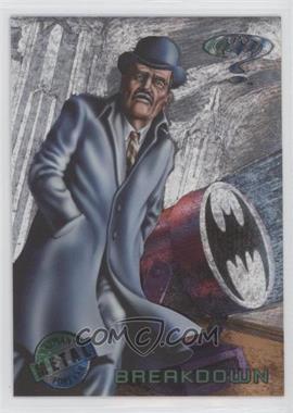 1995 Fleer Metal Batman Forever - [Base] - Silver Flasher #3 - Breakdown