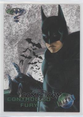 1995 Fleer Metal Batman Forever - [Base] - Silver Flasher #32 - Controlled Fury