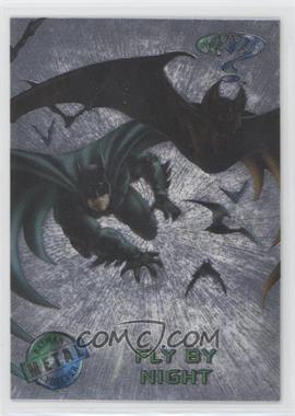 1995 Fleer Metal Batman Forever - [Base] - Silver Flasher #37 - Fly By Night