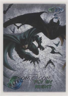 1995 Fleer Metal Batman Forever - [Base] - Silver Flasher #37 - Fly By Night