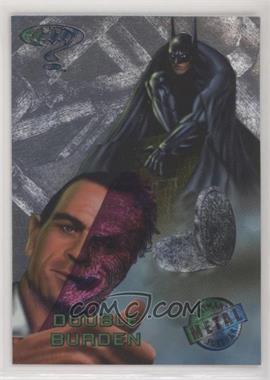 1995 Fleer Metal Batman Forever - [Base] - Silver Flasher #47 - Double Burden