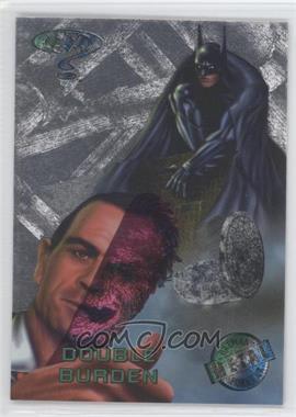 1995 Fleer Metal Batman Forever - [Base] - Silver Flasher #47 - Double Burden