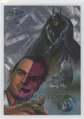 1995 Fleer Metal Batman Forever - [Base] - Silver Flasher #47 - Double Burden