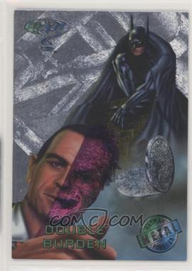 1995 Fleer Metal Batman Forever - [Base] - Silver Flasher #47 - Double Burden