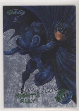 1995 Fleer Metal Batman Forever - [Base] - Silver Flasher #50 - Night's Ally