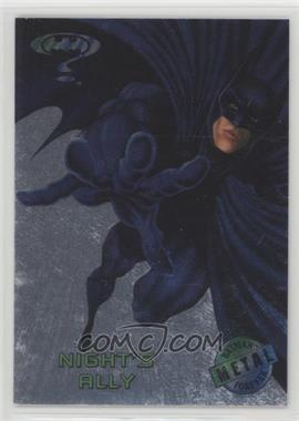 1995 Fleer Metal Batman Forever - [Base] - Silver Flasher #50 - Night's Ally