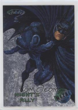 1995 Fleer Metal Batman Forever - [Base] - Silver Flasher #50 - Night's Ally