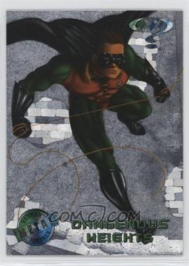 1995 Fleer Metal Batman Forever - [Base] - Silver Flasher #80 - Dangerous Heights