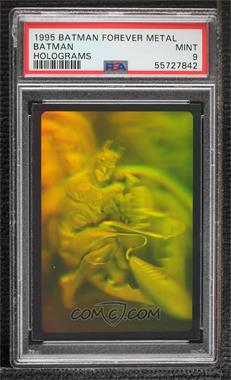 1995 Fleer Metal Batman Forever - Holograms #_BAMA - Batman [PSA 9 MINT]