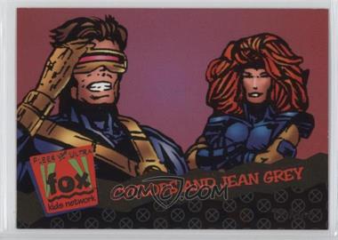 1995 Fleer Ultra Fox Kids Network - [Base] #110 - Cyclops and Jean Grey