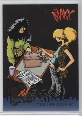 1995 Fleer Ultra MTV Animation - [Base] #130 - The Maxx - "Out of Paper"