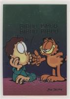 Jon Learns not to give Garfield any lip