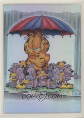 1995 Krome Garfield - [Base] - Holochrome #60 - Good Friends are Like Umbrellas on Life's Rainy Days