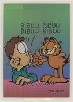 Jon Learns not to give Garfield any lip