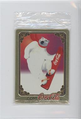 1995 Metallic Impressions Coca-Cola Polar Bears Metal - [Base] #5 - Snowboarding