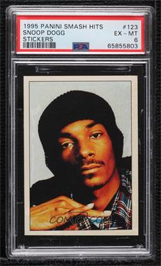 1995 Panini Smash Hits Album Stickers - [Base] #123 - Snoop Dogg [PSA 6 EX‑MT]