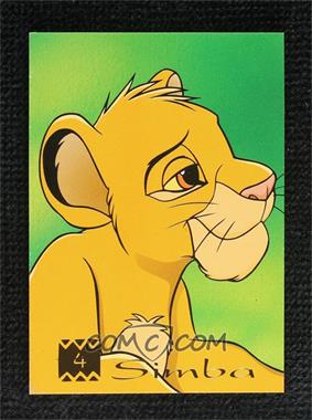 1995 Panini The Lion King - [Base] #4 - Simba