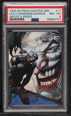 1995 SkyBox Batman Master Series - [Base] - Artist Proof #11 - The Log of Commissioner Gordon [PSA 8 NM‑MT]