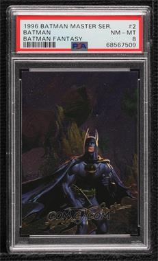 1995 SkyBox Batman Master Series - Batman Fantasy Spectra-Etch #2 - Vincent Difate (Batman) [PSA 8 NM‑MT]