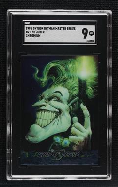 1995 SkyBox Batman Master Series - Chromium #2 - The Joker [SGC 9 MINT]