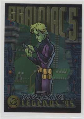 1995 SkyBox DC Legends Power Chrome - [Base] #135 - Brainiac 5