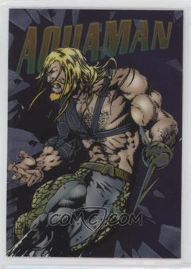 1995 SkyBox DC Legends Power Chrome - Hard Hitters #H-16 - AquaMan