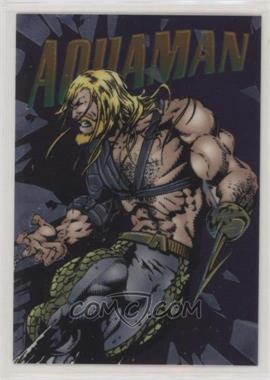 1995 SkyBox DC Legends Power Chrome - Hard Hitters #H-16 - AquaMan