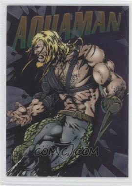 1995 SkyBox DC Legends Power Chrome - Hard Hitters #H-16 - AquaMan