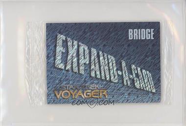 1995 SkyBox Star Trek: Voyager Season One Series 1 - Expand-A-Card - Sealed #X-2 - Bridge [Sealed Pack]