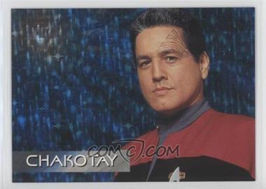 1995 SkyBox Star Trek: Voyager Season One Series 1 - Spectra-Etch Crew #S2 - Chakotay