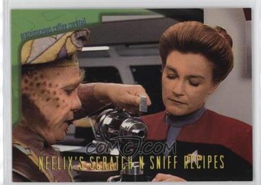1995 SkyBox Star Trek: Voyager Season One Series 2 - Neelix's Scratch N Sniff Recipes #R4 - Proteinaceous Coffee Cocktail