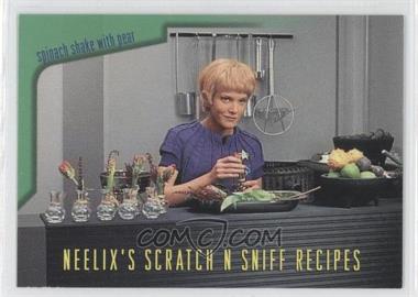 1995 SkyBox Star Trek: Voyager Season One Series 2 - Neelix's Scratch N Sniff Recipes #R6 - Spinach Shake with Pear