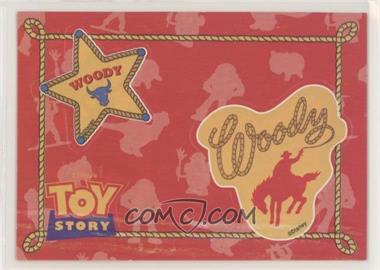 1995 SkyBox Toy Story - Badge Stickers #5 - Woody