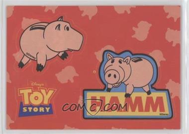 1995 SkyBox Toy Story - Badge Stickers #8 - Hamm