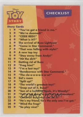 1995 SkyBox Toy Story - [Base] #53 - Checklist