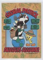 Sylvester, Tweety Bird (Global Patrol Always Aware!) [EX to NM]