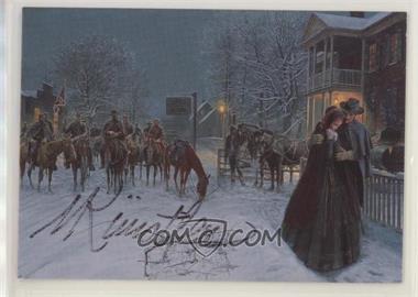 1996-97 Keepsake Collection The Blue and the Gray: Civil War Art by Mort Kunstler - Mork Kunstler Autograph #_NoN - Mort Kunstler