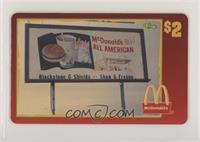 McDonald's 50 cents All-American - 1960's Billboard #/6,100