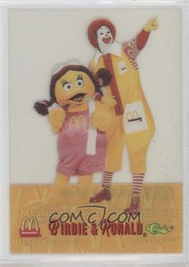 1996 Classic McDonald's Assets Collectible Cards - Cels #MC9 - Birdie & Ronald