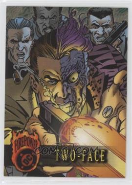 1996 Fleer DC Outburst: Firepower - [Base] #38 - Two-Face