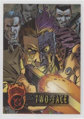 1996 Fleer DC Outburst: Firepower - [Base] #38 - Two-Face