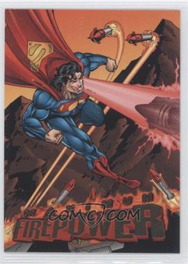 1996 Fleer DC Outburst: Firepower - Maximum Firepower #3 - Superman turns up the heat