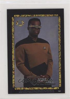 1996 Pennsylvania Vending Star Trek Stickers - [Base] - Sparkle #_GLFO - Geordi LaForge