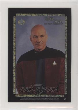 1996 Pennsylvania Vending Star Trek Stickers - [Base] - Sparkle #_JLPS - Jean-Luc Picard (Smirking)