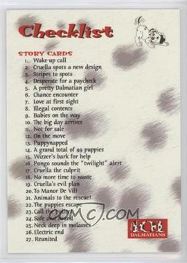 1996 SkyBox 101 Dalmatians - [Base] #47 - Checklist [EX to NM]