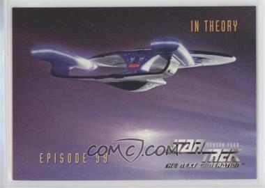 1996 SkyBox Star Trek The Next Generation Season 4 - [Base] #394 - In Theory